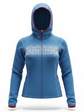 ⭐️ Helly Hansen - Blue and Red Fleece Jacket.